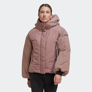 Adidas Women’s TERREX MYSHELTER COLD.RDY Down Jacket Mauve Sz XL HG3163 $350 NWT